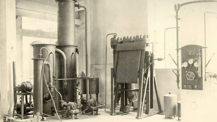 laboratorio de investigación en 1937